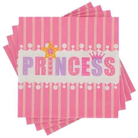 Princess Luncheon Paper Napkins 20ct