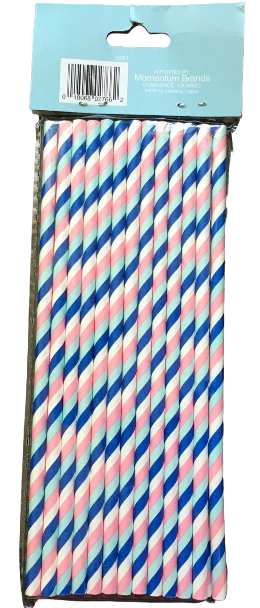 Hello Summer "Take Me to the Sea" Striped Paper Straws 25ct