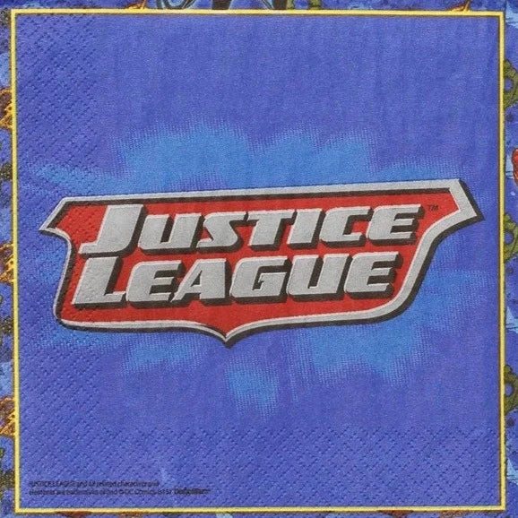 Justice League Luncheon Paper Napkins 16ct