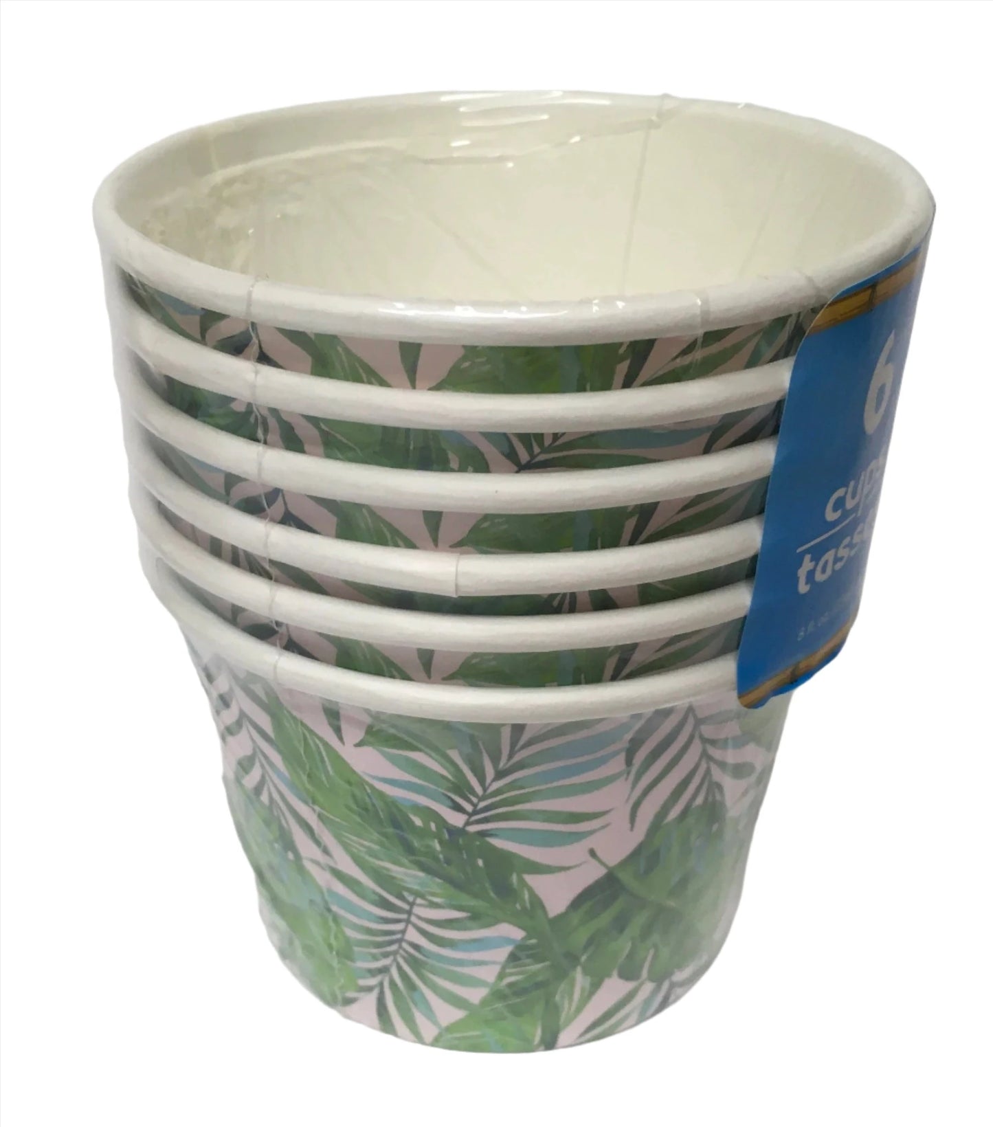 Tropical Luau "Leaf" Paper Treat Cups 6ct