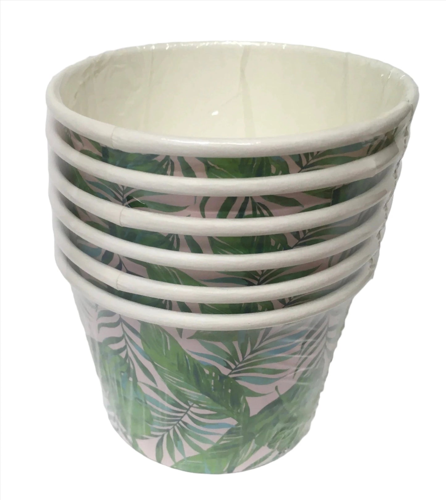 Tropical Luau "Leaf" Paper Treat Cups 6ct