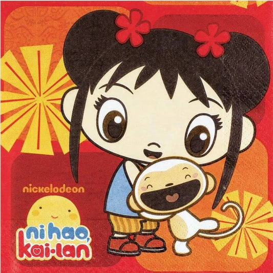 Ni Hao Kai Lan Luncheon Paper Napkins 16ct