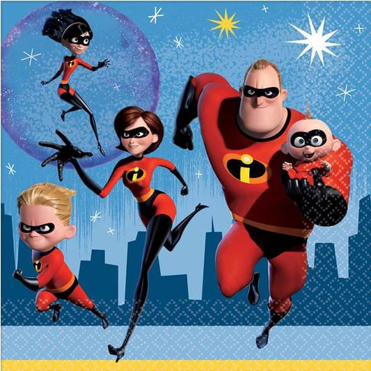 Incredibles 2 Luncheon Paper Napkins 16ct