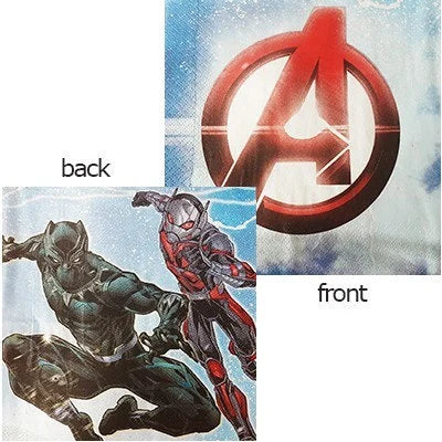 Avengers "Epic" Black Panther & Ant-Man Luncheon Paper Napkins 16ct