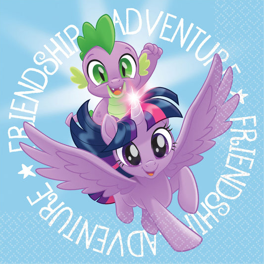 My Little Pony "Friendship Adventures" Beverage Paper Napkins 16ct