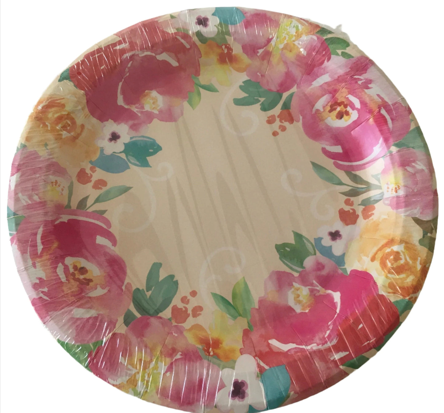 Garden "Mom's Floral Tea" Lunch Paper Plates 12ct