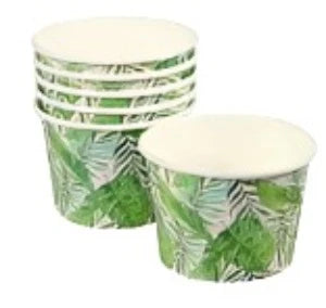 Tropical Luau "Leaf" Paper Treat Cups 6ct