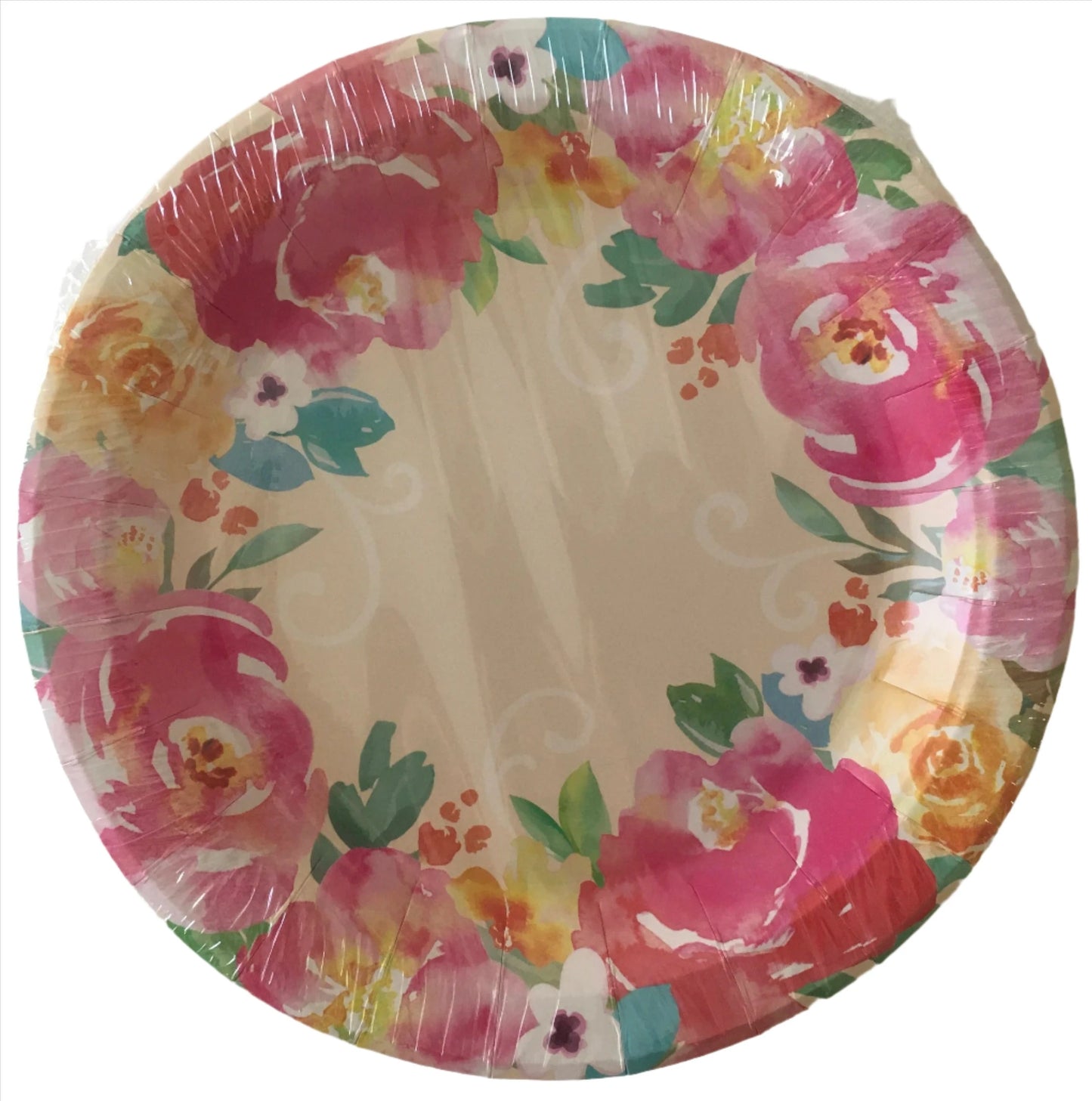 Garden "Mom's Floral Tea" Lunch Paper Plates 12ct