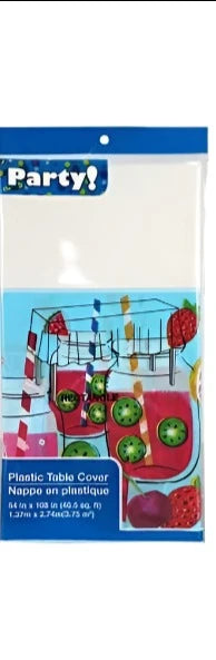 Sweet Summer ''Fruits & Jars” Plastic Table Cover