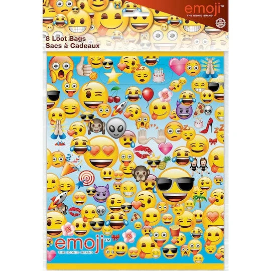 Emoji Favor Bags 8ct