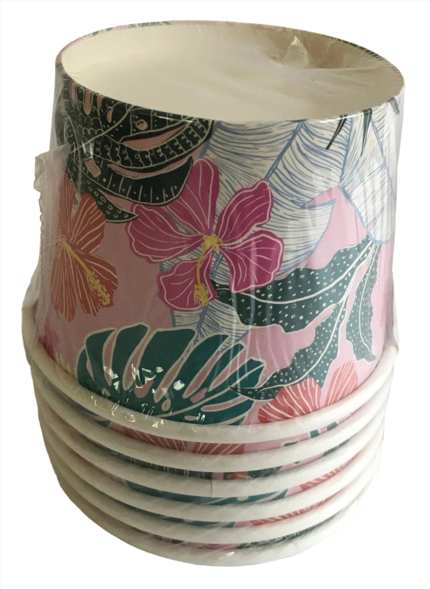 Tropical Luau "Hello Summer" Paper Treat Cups 6ct