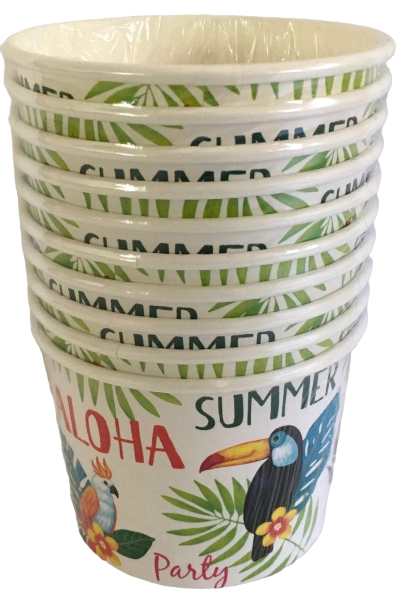 Let's Party "Tropical Luau" Paper Treat Cups 10ct