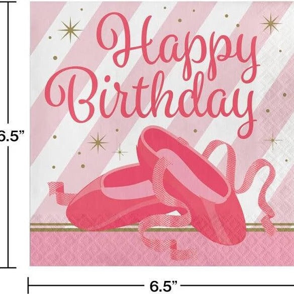 Twinkle Toes Luncheon Paper Napkins 16ct