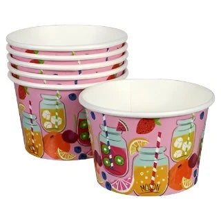 Sweet Summer "Fruits & Jars" Paper Treat Cups 6ct