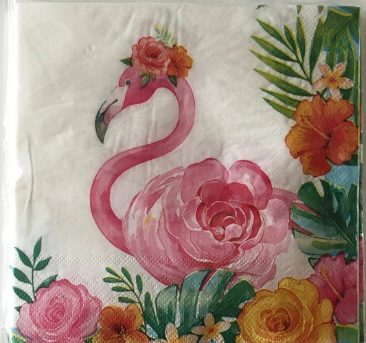 Let's Flamingle Luncheon Paper Napkins 16ct