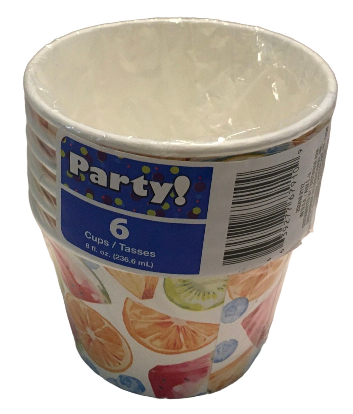 Sweet Summer "Fruits" Paper Treat Cups 6ct