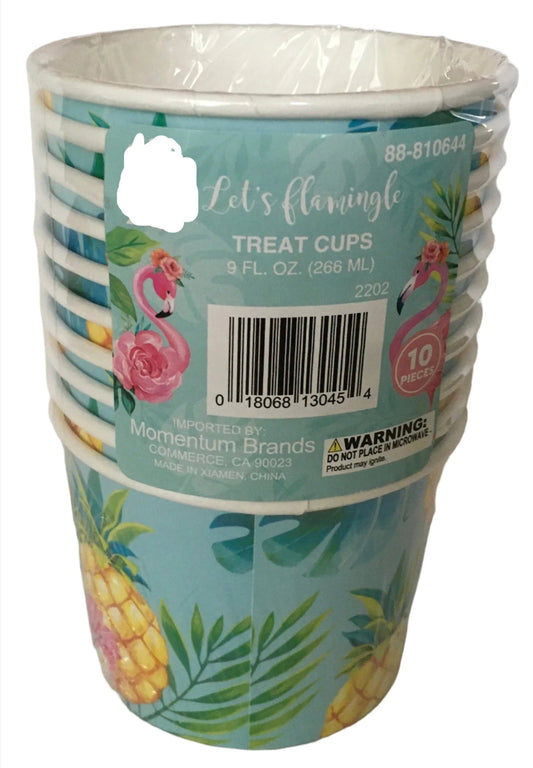 Let's Flamingle "Pineapple" Paper Treat Cups 10ct