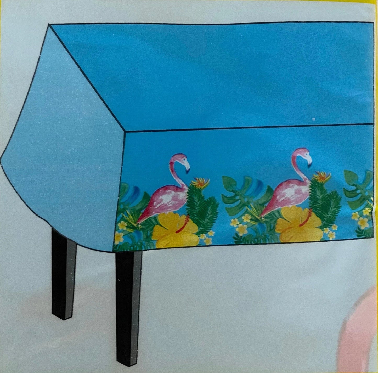 Summer Fun ''Tropical Luau'' Plastic Table Cover