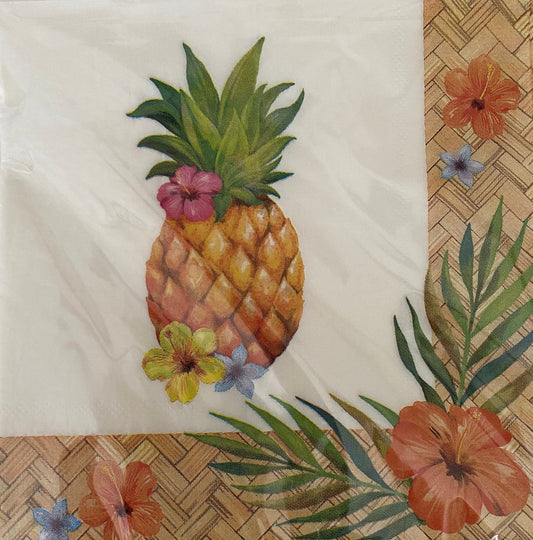 Let's Flamingle "Summer Fun" Luncheon Paper Napkins 16ct