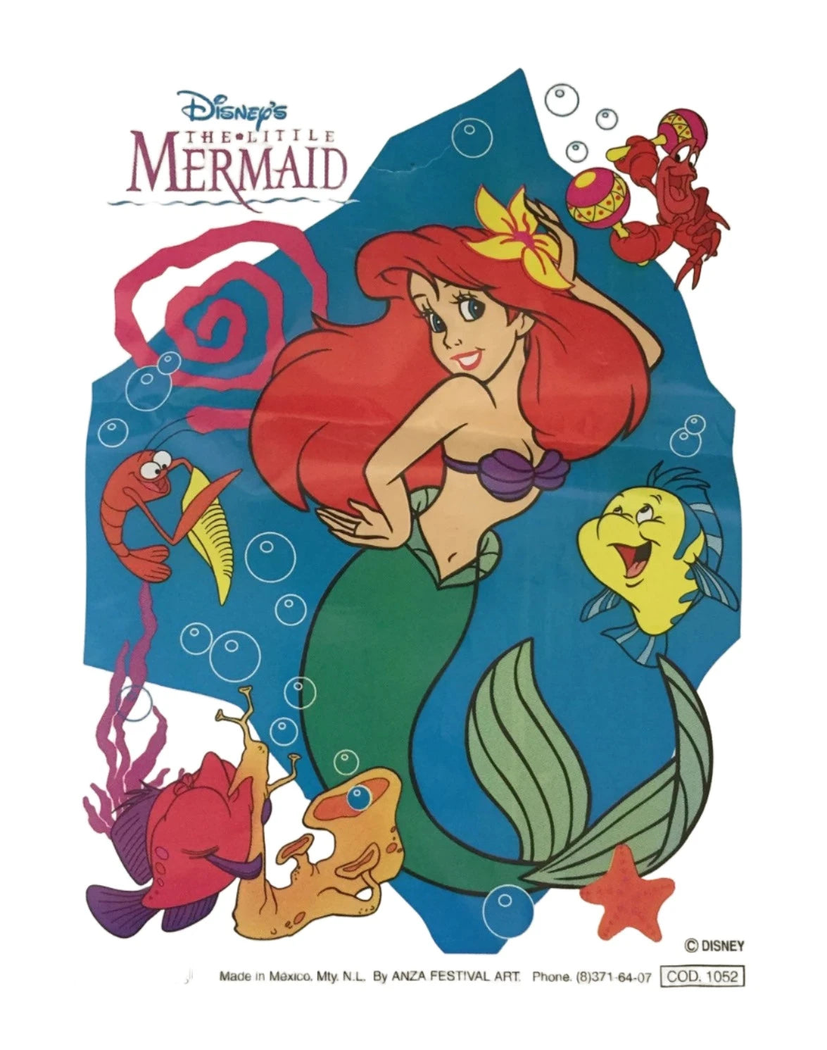 The Little Mermaid Vintage Loot Bags 8ct