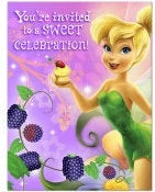 Tinker Bell "Tink's Sweet Treats" Invitations w/ Envelopes (8ct each)