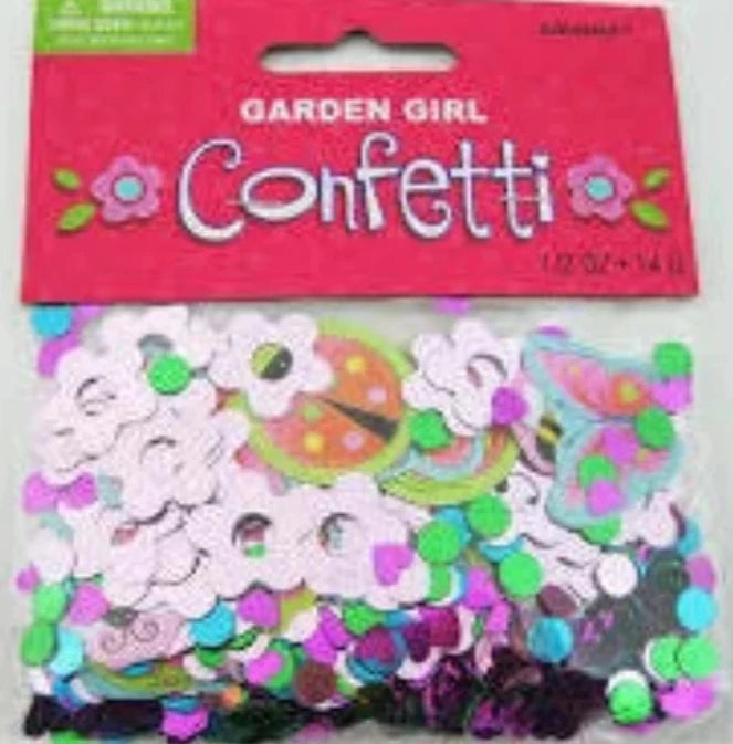 Garden Girl Paper Confetti Mix