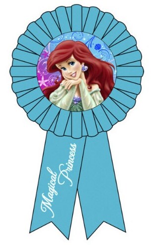 The Little Mermaid "Sparkle" Guest-of-Honor Award Ribbon